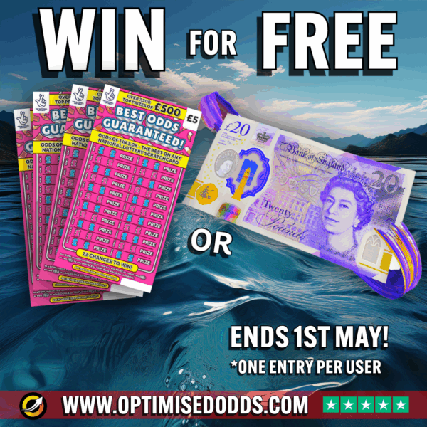 Win £20 in National Lottery Scratch Cards or £20 Tax-Free Cash – Your Choice!