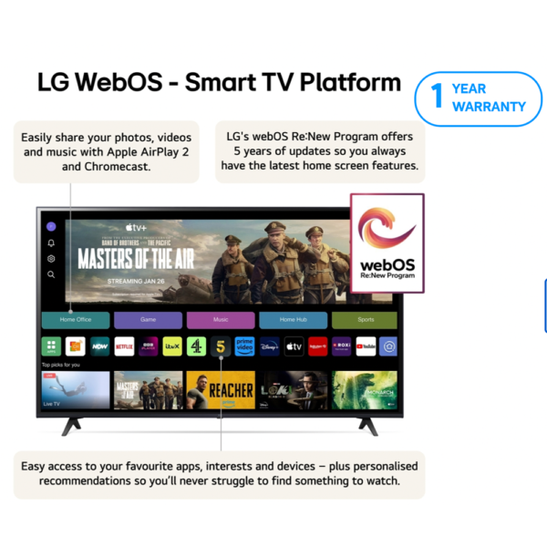 INSTANT WIN - 2024 LG 65″ 4K Ultra HD LED AI THINQ Smart TV + £100 Site Credit Instant Wins (1 in 28 Chance Of Winning TV) - Image 5