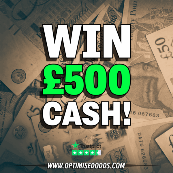 Win £500 Cash! - LOW ODDS