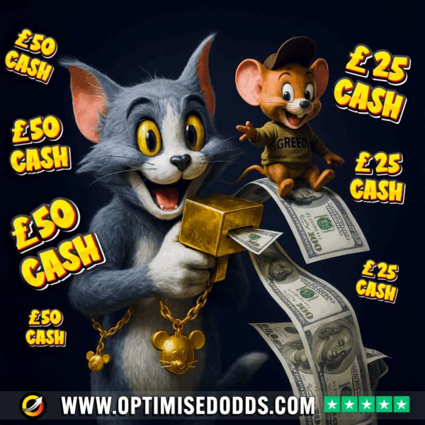 JERRY'S JACKPOT +150 Instant Wins! - Only 50p To Play! (+£700 Prize Pool)