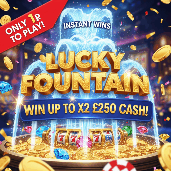 🪙LUCKY FOUNTAIN⛲ Win Up To £250!